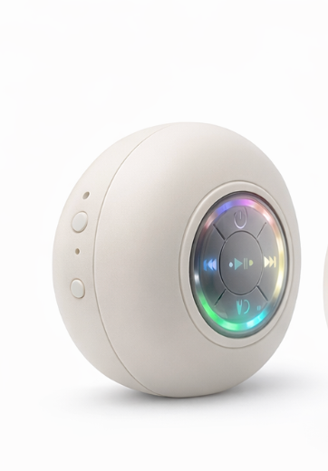 COMOÉST Waterproof Bluetooth Wireless Bathroom Speaker- white