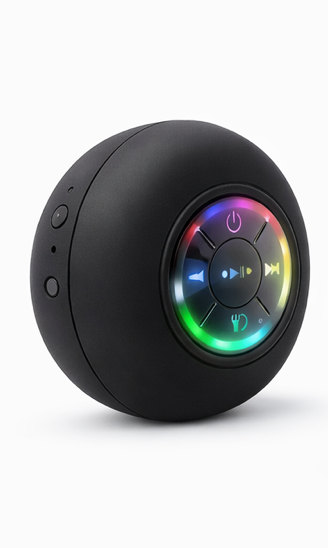 COMOÉST Waterproof Bluetooth Wireless Bathroom Speaker- black